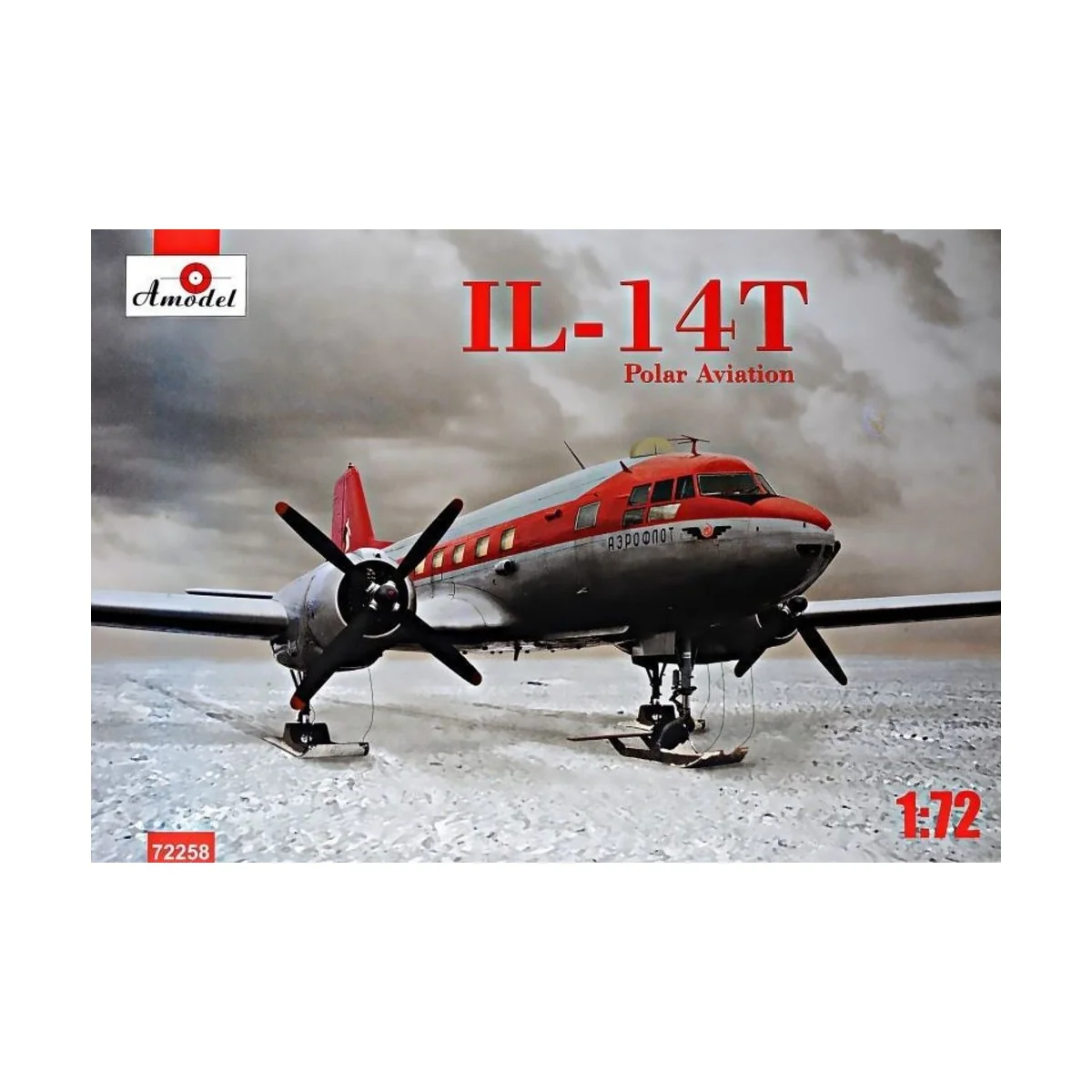 Ilyushin IL-14T polar aviation - Amodel AMO72258