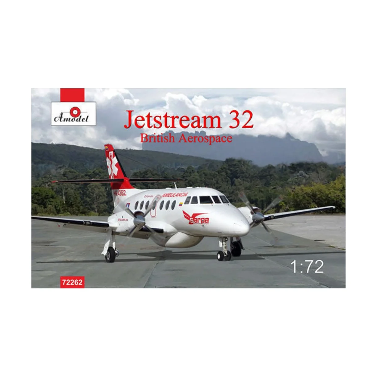 Jetstream 32 British airliner, 1/72 - Amodel AMO72262