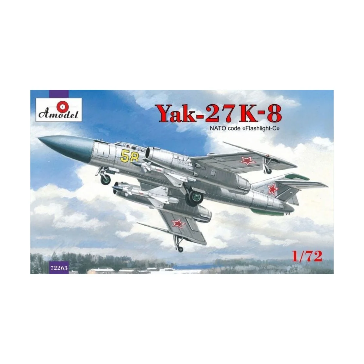 Yakovlev Yak-27K-8 interceptor - Amodel AMO72263