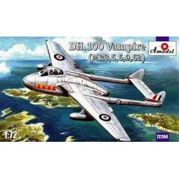 de Havilland DH.100 Vampire, 1/72 - Amodel AMO72264