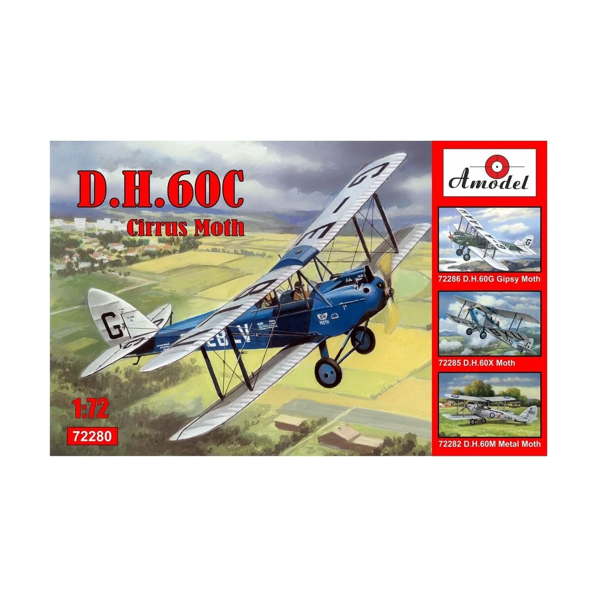 de Havilland DH.60C Cirrus Moth - Amodel AMO72280