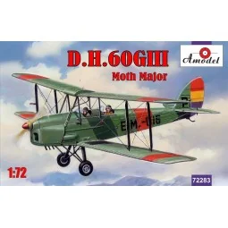 de Havilland DH.60GIII Moth Major, 1/72 - Amodel AMO72283