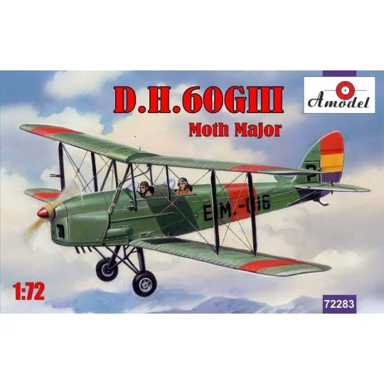 de Havilland DH.60GIII Moth Major, 1/72 - Amodel AMO72283