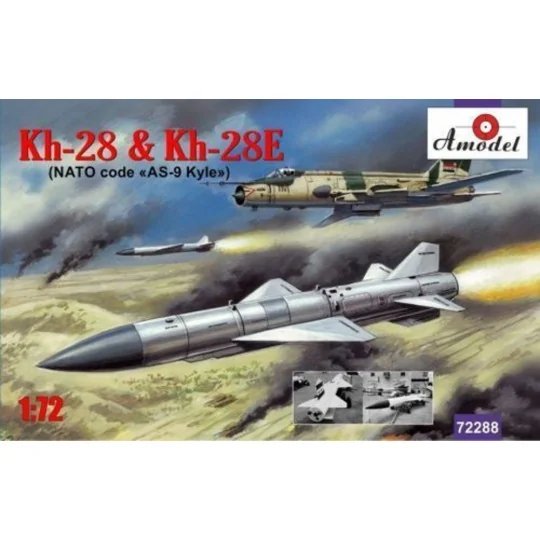 Kh-28 & Kh-28E rockets, 1/72 - Amodel AMO72288 Kh-28 & Kh-28E rockets, 1/72 - Amodel AMO72288