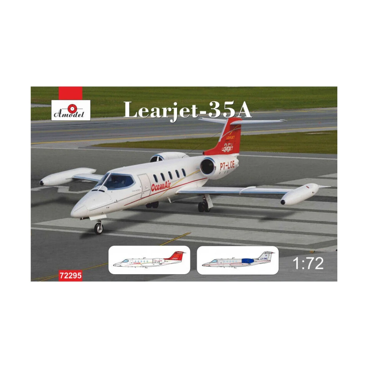 Learjet-35A, 1/72 - Amodel AMO72295 Learjet-35A, 1/72 - Amodel AMO72295