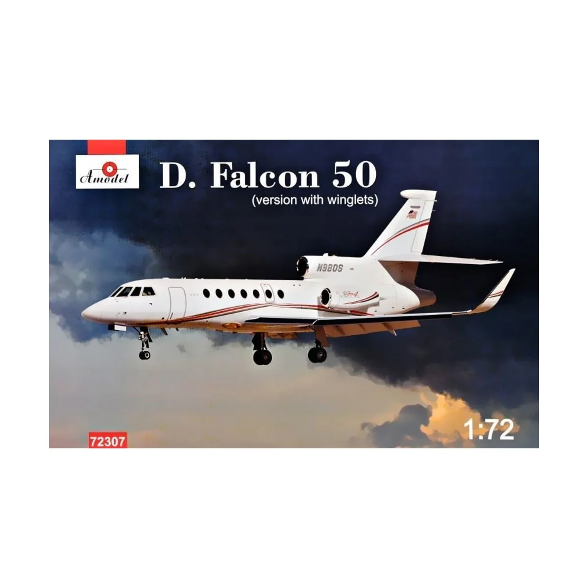 Dassault Falcon 50(version with winglets - Amodel AMO72307