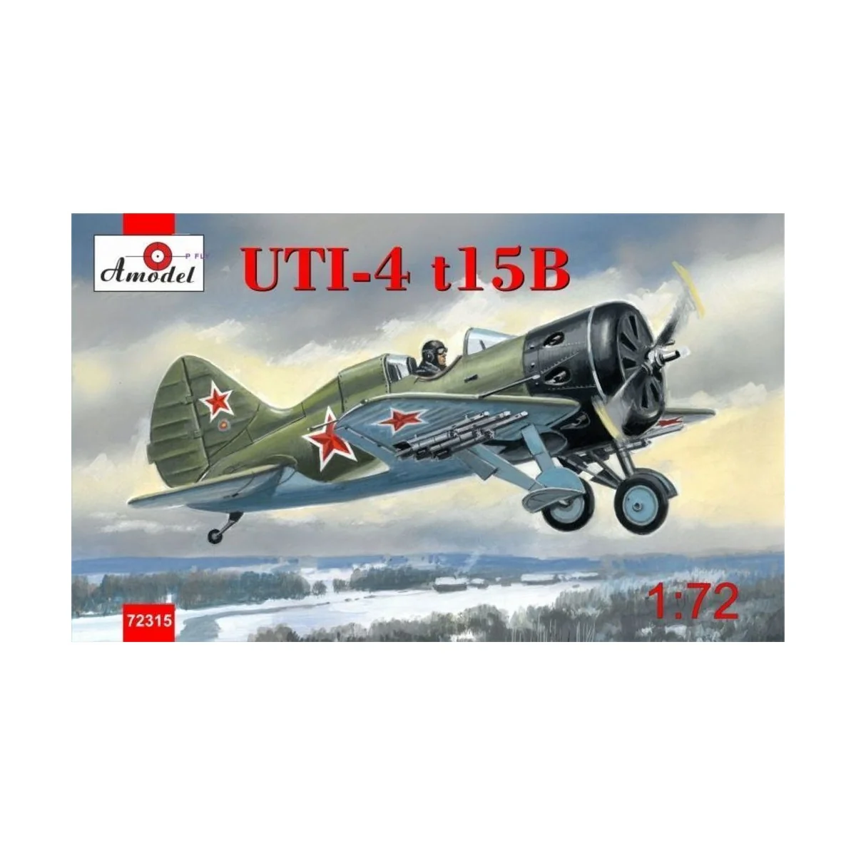 Polikarpov UTI-4 t15B fighter, 1/72 - Amodel AMO72315 Polikarpov UTI-4 t15B fighter, 1/72 - Amodel AMO72315