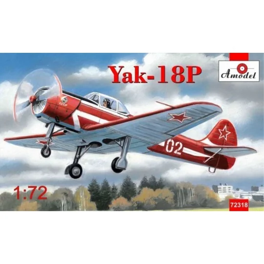 Yakovlev Yak-18P aerobatic aircraft, 1/72 - Amodel AMO72318