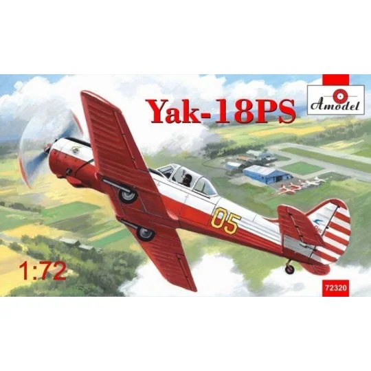 Yakovlev Yak-18PS aerobatic aircraft, 1/72 - Amodel AMO72320