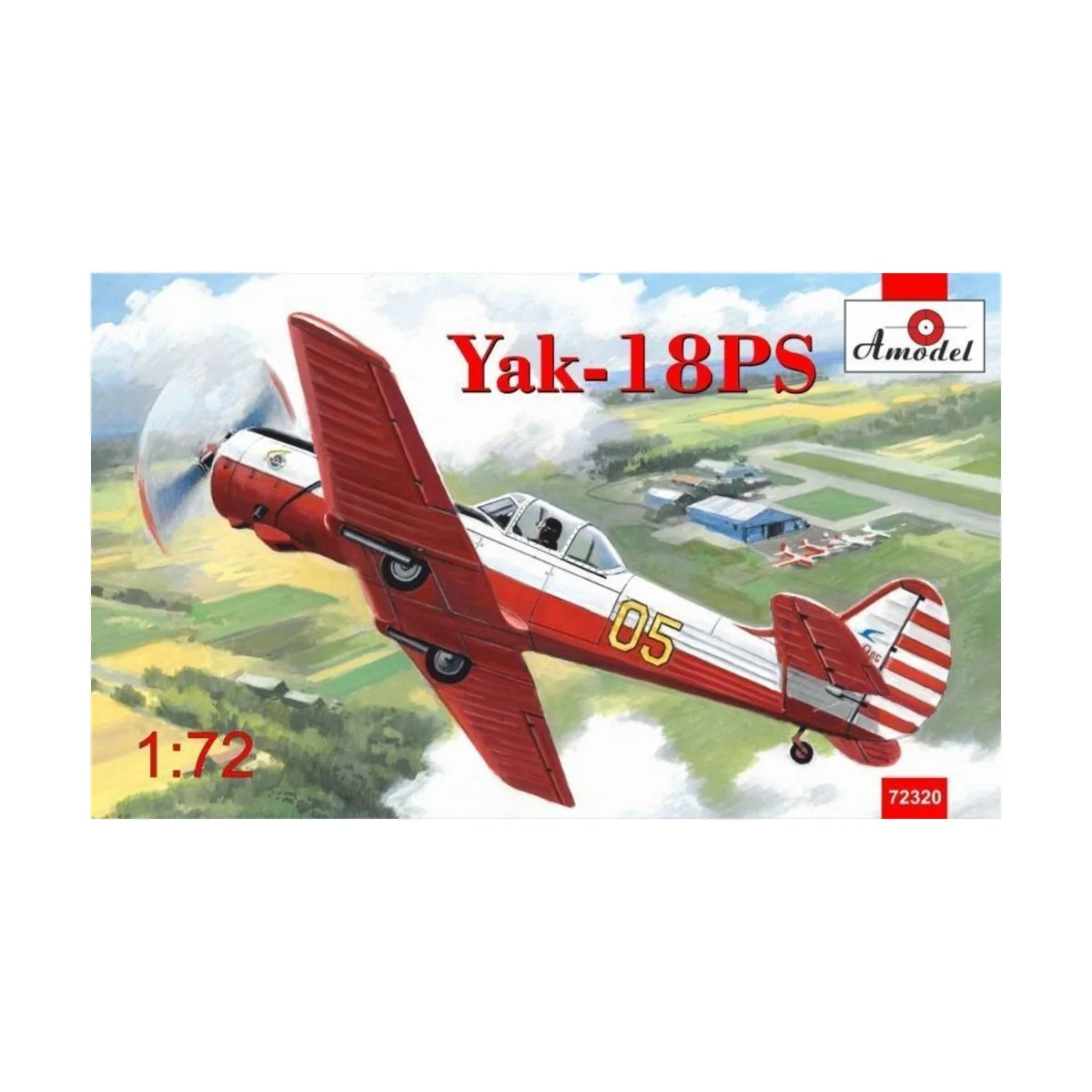 Yakovlev Yak-18PS aerobatic aircraft - Amodel AMO72320