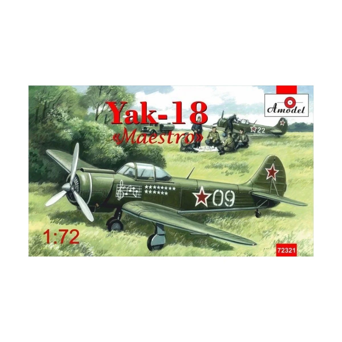 Yakovlev Yak-18"Maestro"traning aircraft - Amodel AMO72321
