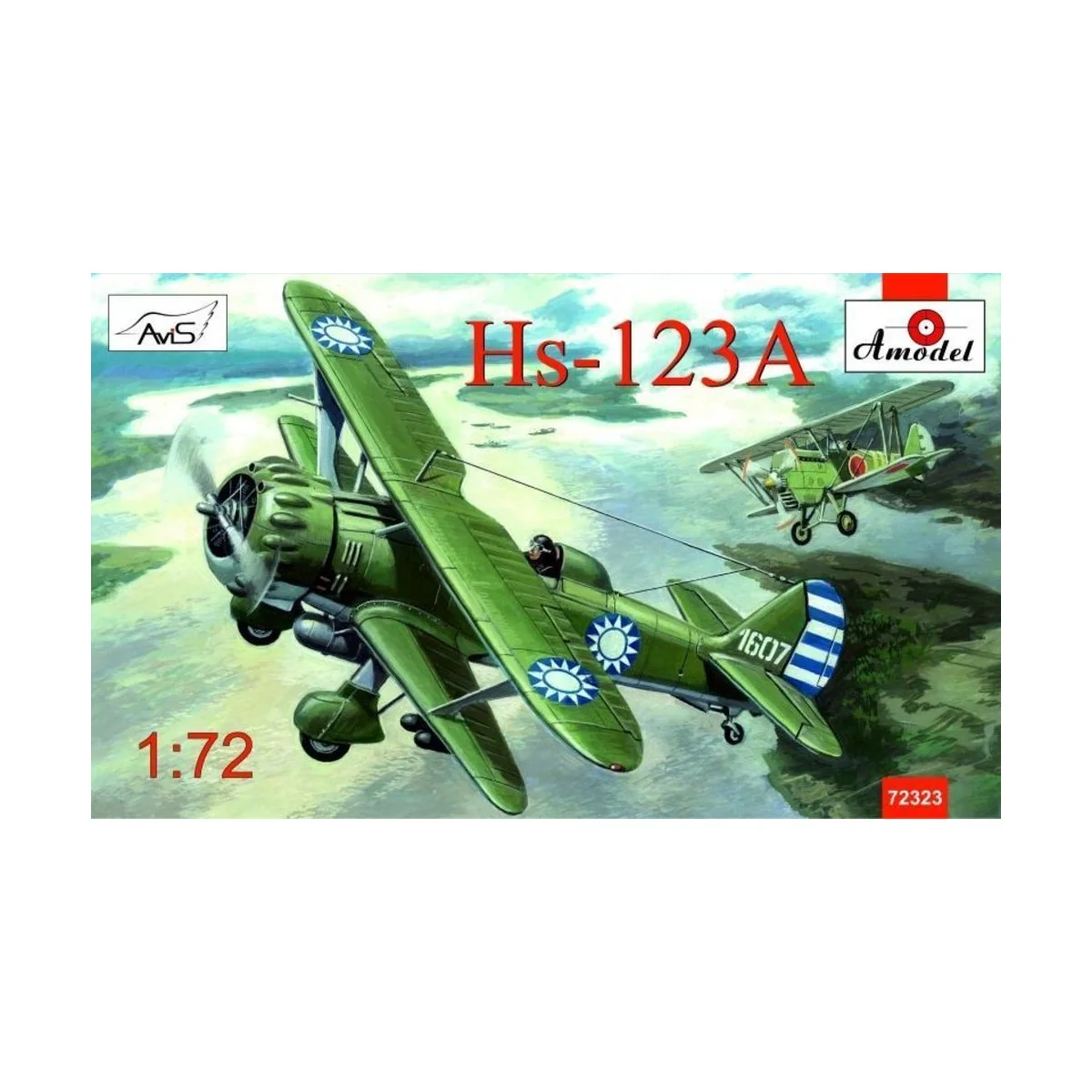 Henschel Hs-123A Chinese dive bomber - Amodel AMO72323