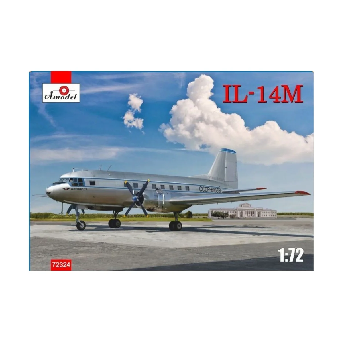 Ilyushin IL-14M transport aircraft, 1/72 - Amodel AMO72324