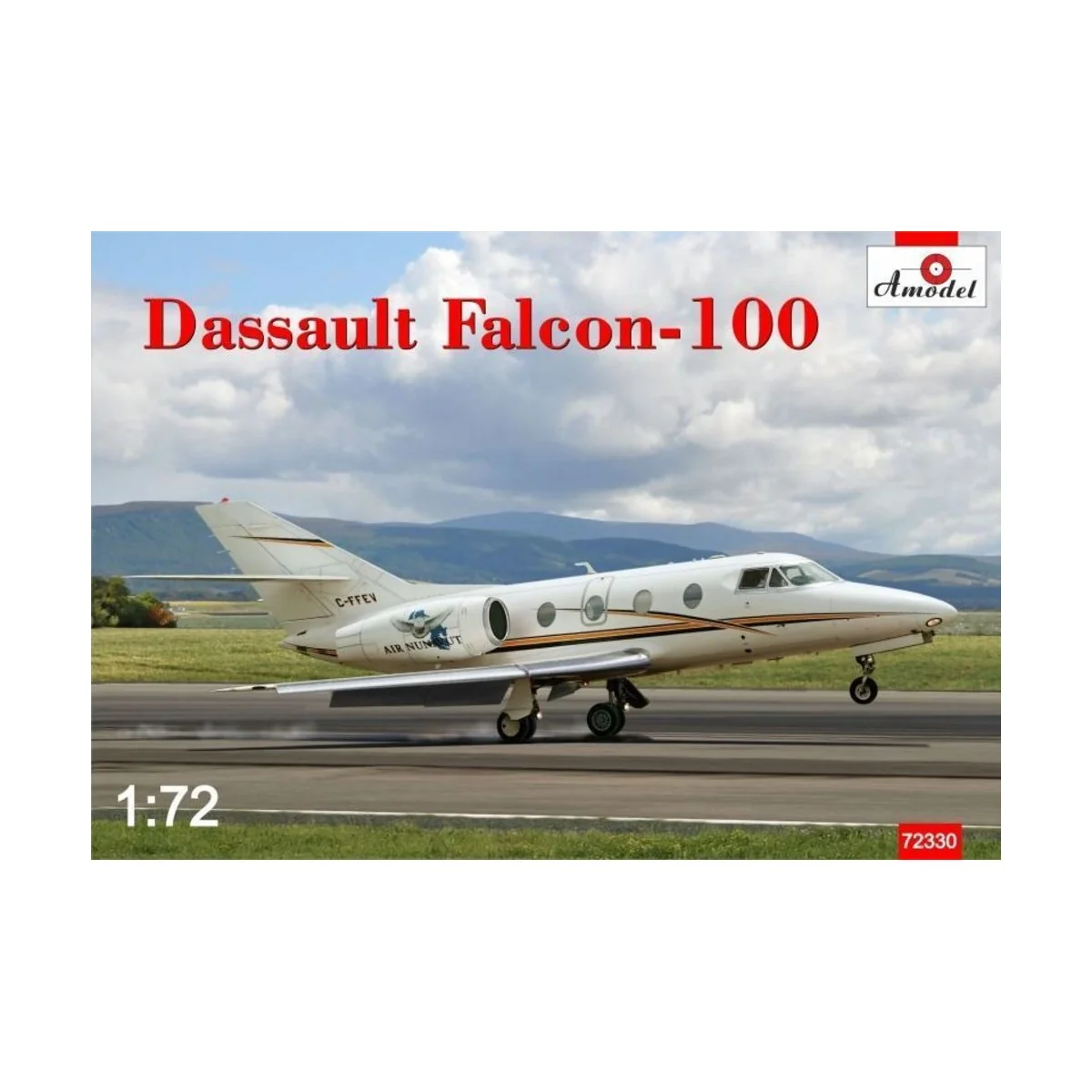 Dassault Falcon 100, 1/72 - Amodel AMO72330