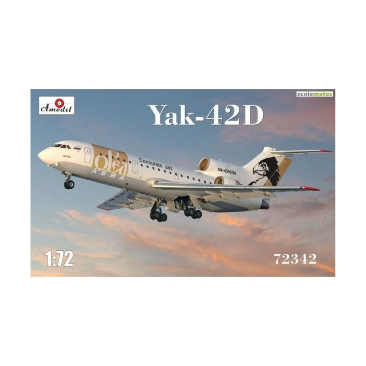 Yak-42D Orel Avia, 1/72 - Amodel AMO72342