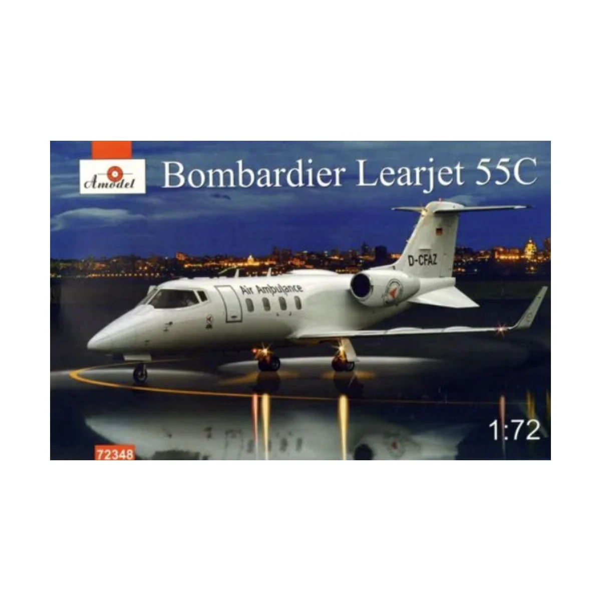 Bombardier Learjet 55C, 1/72 - Amodel AMO72348 Bombardier Learjet 55C, 1/72 - Amodel AMO72348