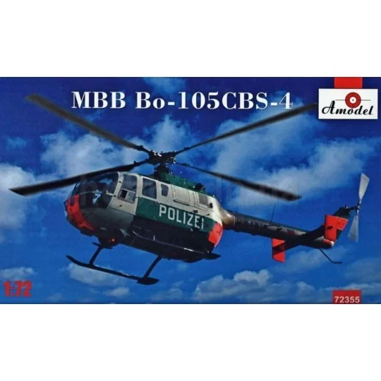 MBB Bo-105CBS-4 Helicopter, 1/72 - Amodel AMO72355 MBB Bo-105CBS-4 Helicopter, 1/72 - Amodel AMO72355