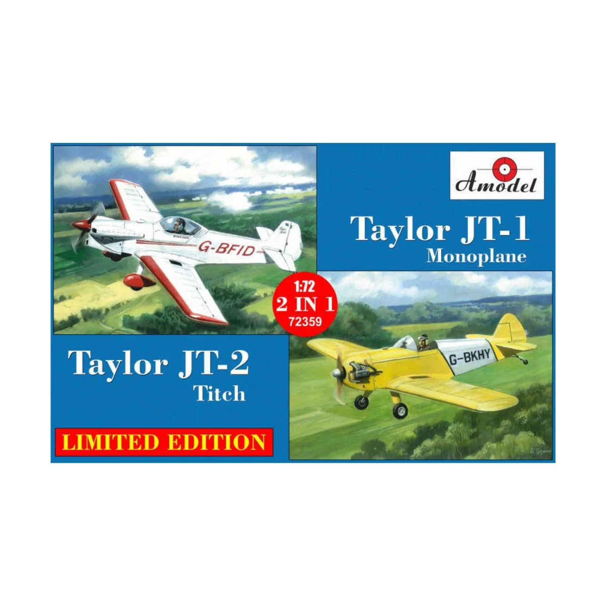 Taylor JT-2 titch & Taylor JT-1 monoplane, 1/72 - Amodel AMO72359