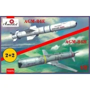 AGM-84E and AGM-84H on trolleys, 1/72 - Amodel AMO72375
