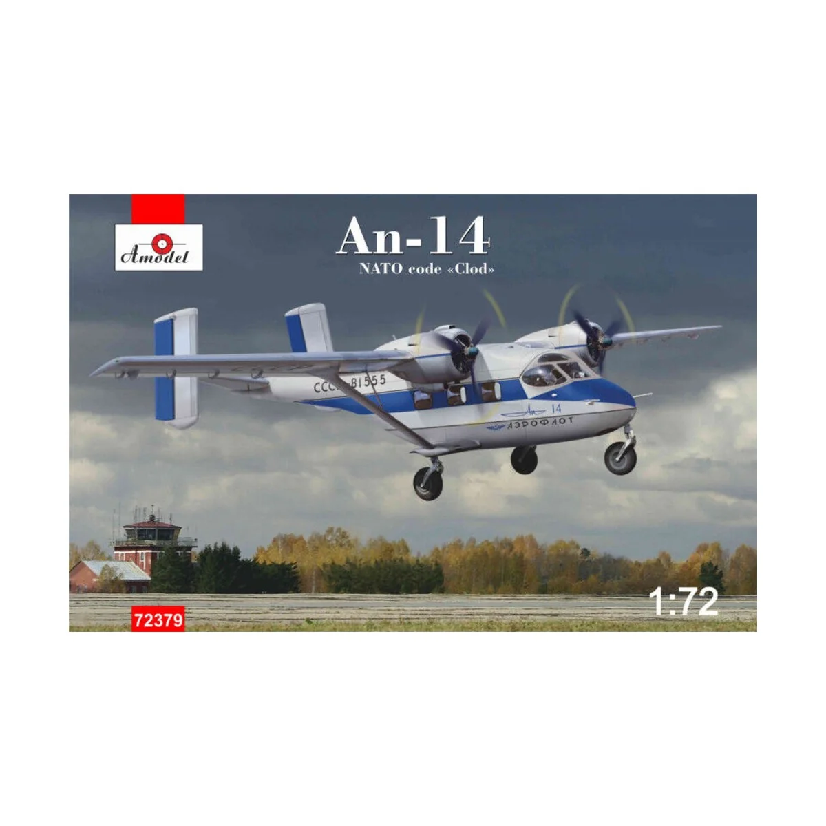 Antonov An-14 NATO code "Clod" kit 2, 1/72 - Amodel AMO72379