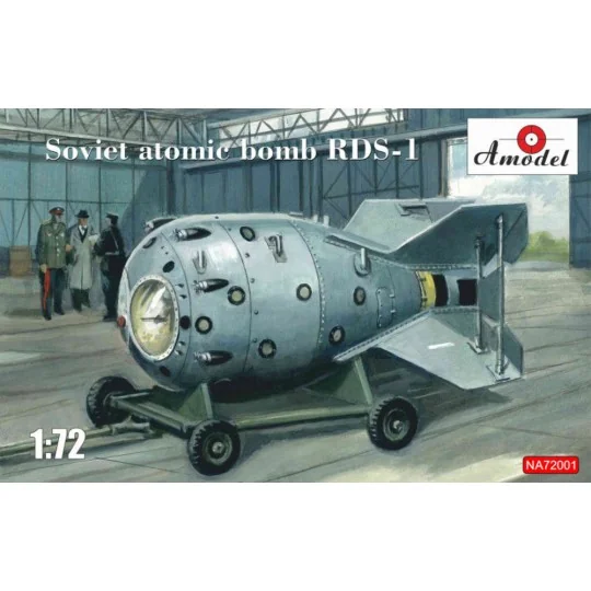 Soviet atomic bomb RDS-1, 1/72 - Amodel AMO-NA72001 Soviet atomic bomb RDS-1, 1/72 - Amodel AMO-NA72001