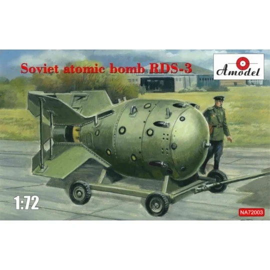 Soviet atomic bomb RDS-3, 1/72 - Amodel AMO-NA72003 Soviet atomic bomb RDS-3, 1/72 - Amodel AMO-NA72003