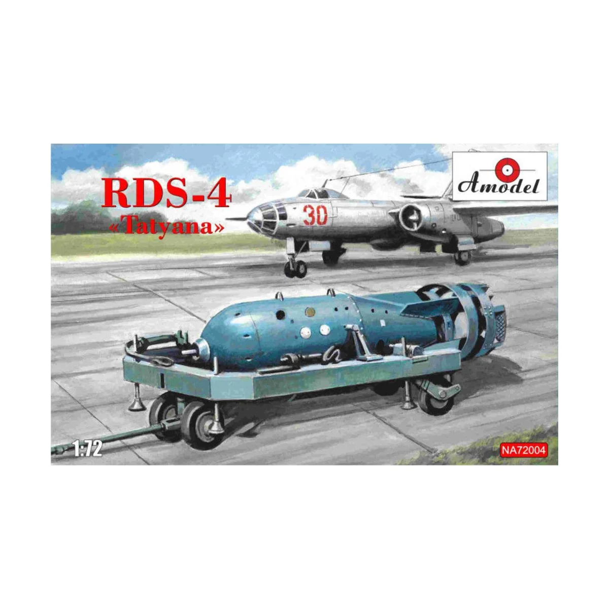Soviet atomic bomb RDS-4, 1/72 - Amodel AMO-NA72004 Soviet atomic bomb RDS-4, 1/72 - Amodel AMO-NA72004
