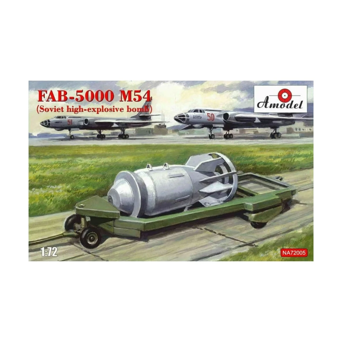FAB-5000 M54 (Soviet high-explosive bomb), 1/72 - Amodel AMO-NA72005 FAB-5000 M54 (Soviet high-explosive bomb), 1/72 - Amodel AMO-NA72005