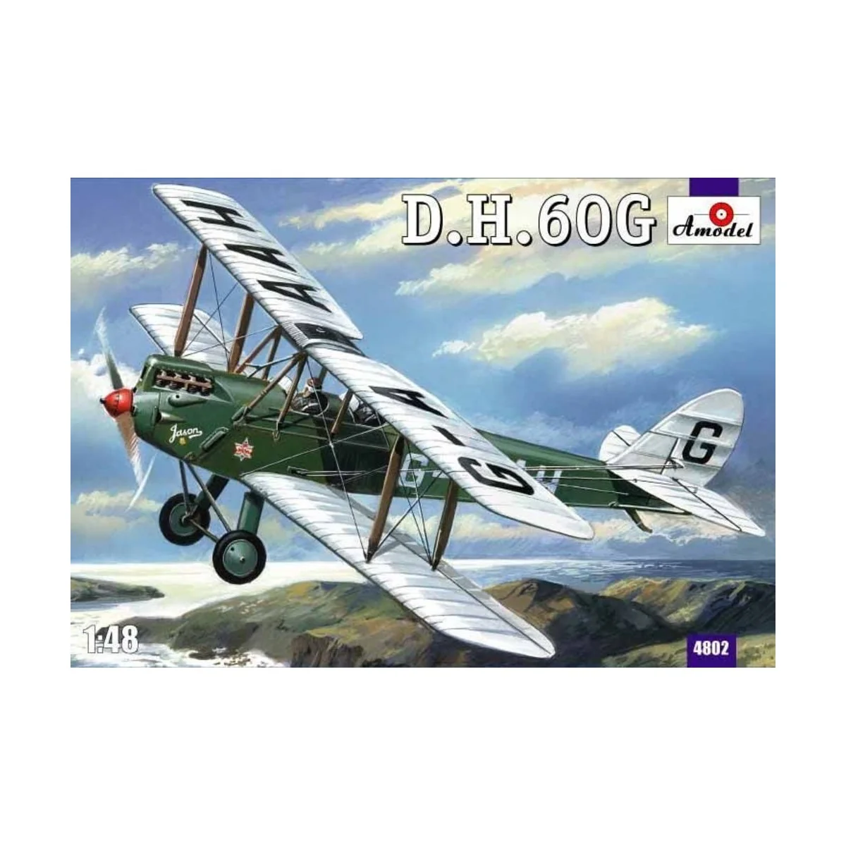 De Havilland DH.60G Gipsy Moth, 1/48 - Amodel AMO4802