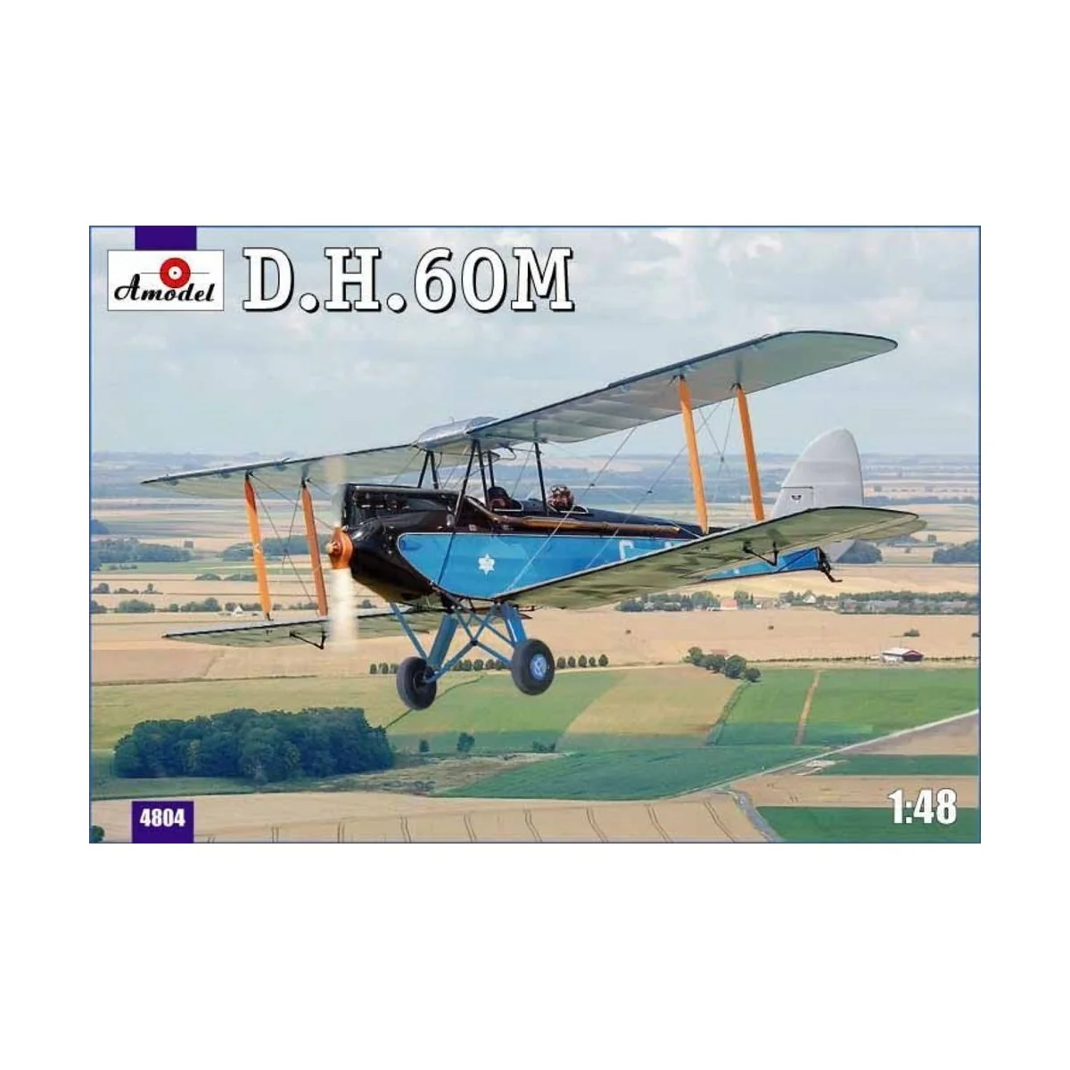 De Havilland DH.60M Metal Moth, 1/48 - Amodel AMO4804 De Havilland DH.60M Metal Moth, 1/48 - Amodel AMO4804