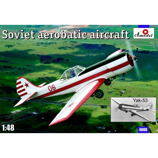 Yak-53 Soviet aerobatic aircraft - Amodel AMO4808