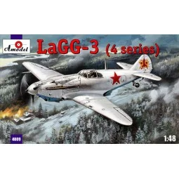 LaGG-3 (4 series) Soviet fighter, 1/48 - Amodel AMO4809