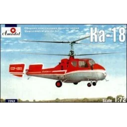 Kamov Ka-18 Soviet civil helicopter, 1/72 - Amodel AMO7252