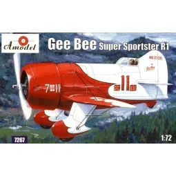 Gee Bee Super Sportster R1 Aircraft, 1/72 - Amodel AMO7267