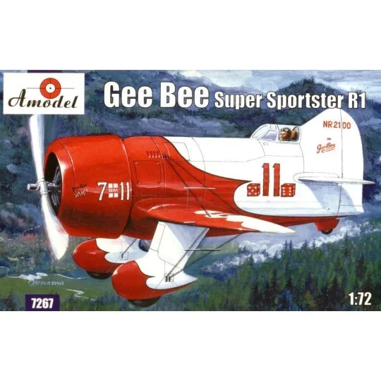 Gee Bee Super Sportster R1 Aircraft, 1/72 - Amodel AMO7267