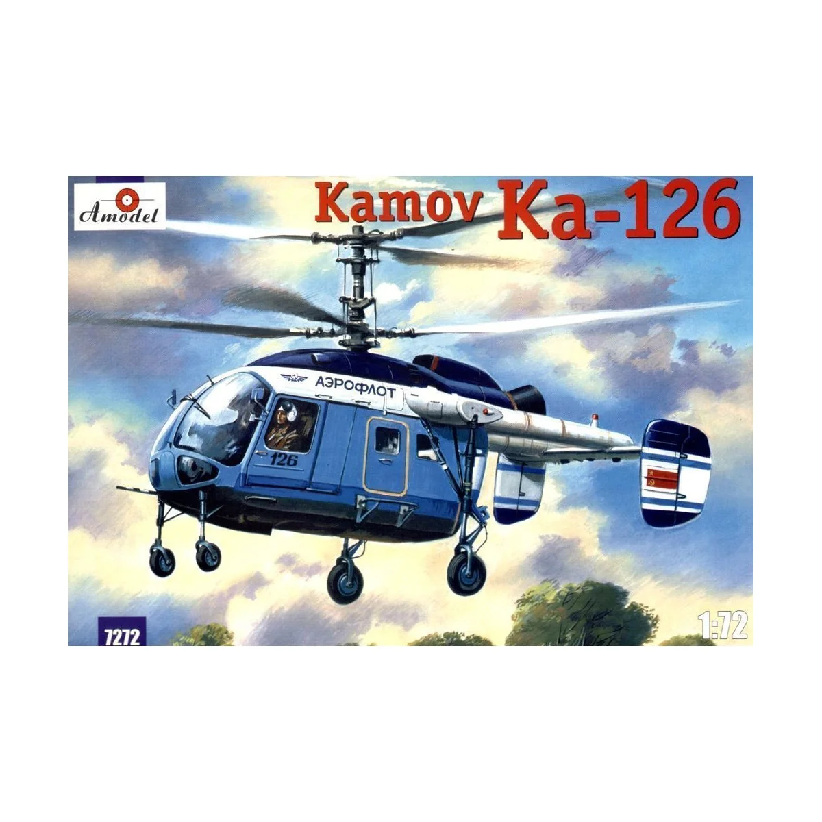 Kamov Ka-126 Soviet light helicopter, 1/72 - Amodel AMO7272
