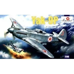 Yakovlev Yak-9P Soviet fighter, 1/72 - Amodel AMO7286