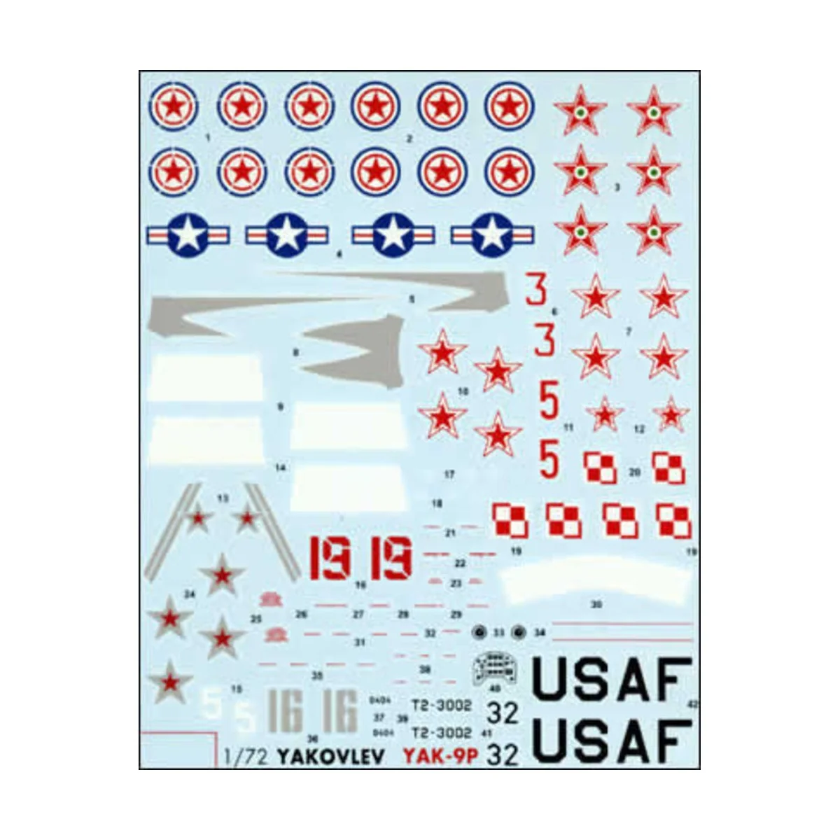 Yakovlev Yak-9P Soviet fighter, 1/72 - Amodel AMO7286