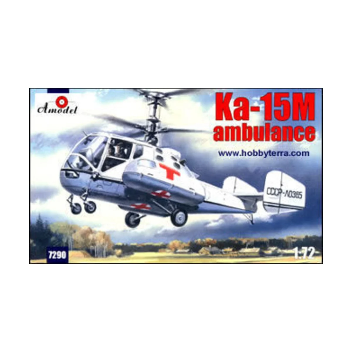 Kamov Ka-15M ambulance, 1/72 - Amodel AMO7290