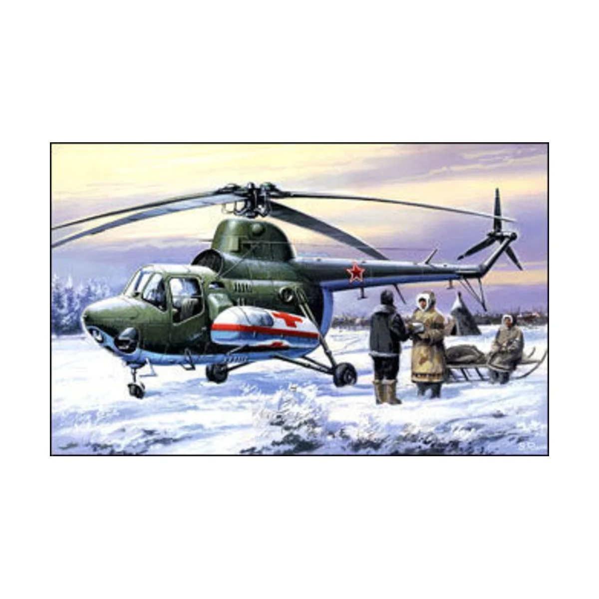 Mil Mi-3 ambulance - Amodel AMO7297