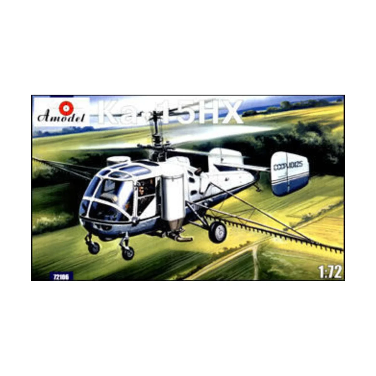 Kamov Ka-15NH agricultural helicopter, 1/72 - Amodel AMO72106
