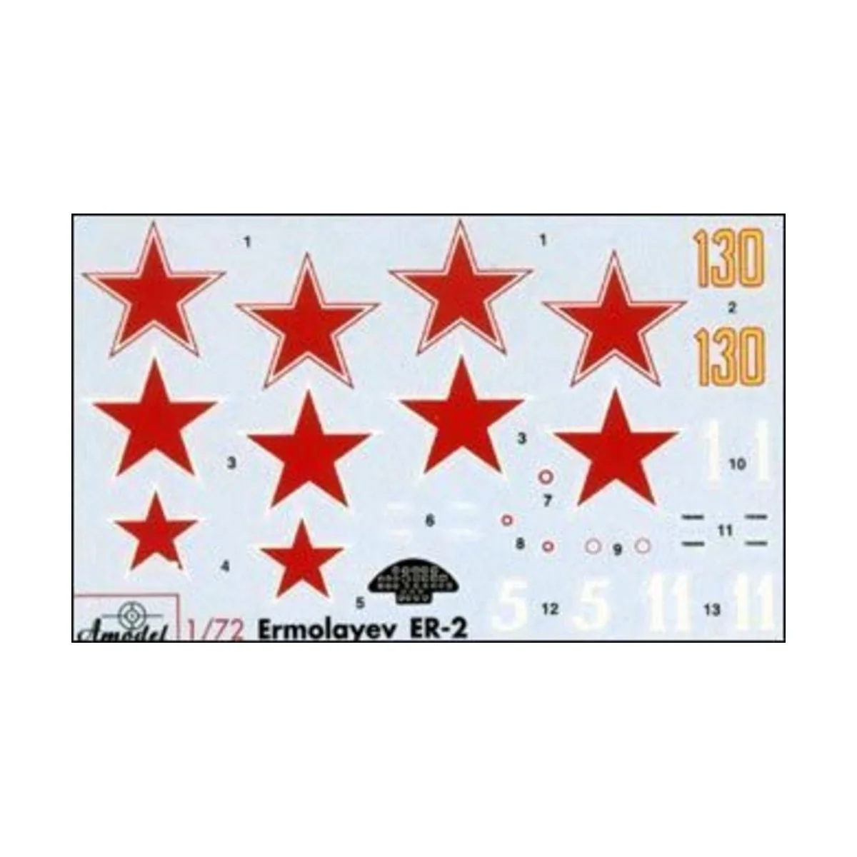 Er-2, 1/72 - Amodel AMO72109 Er-2, 1/72 - Amodel AMO72109