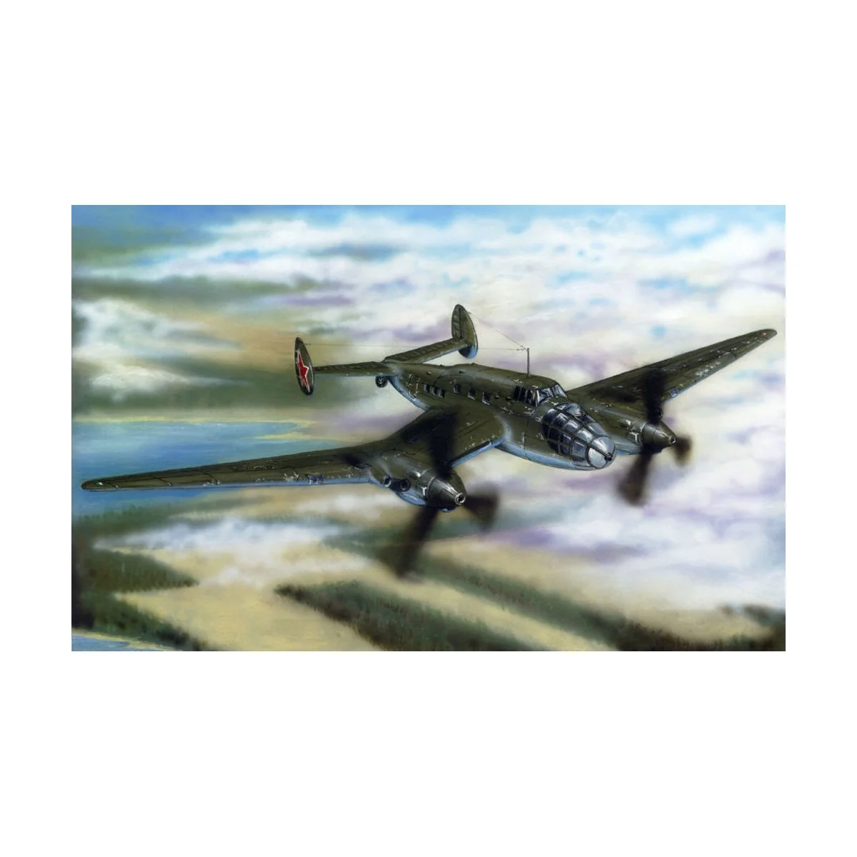 Er-2 ON Soviet special aircraft, 1/72 - Amodel AMO72110