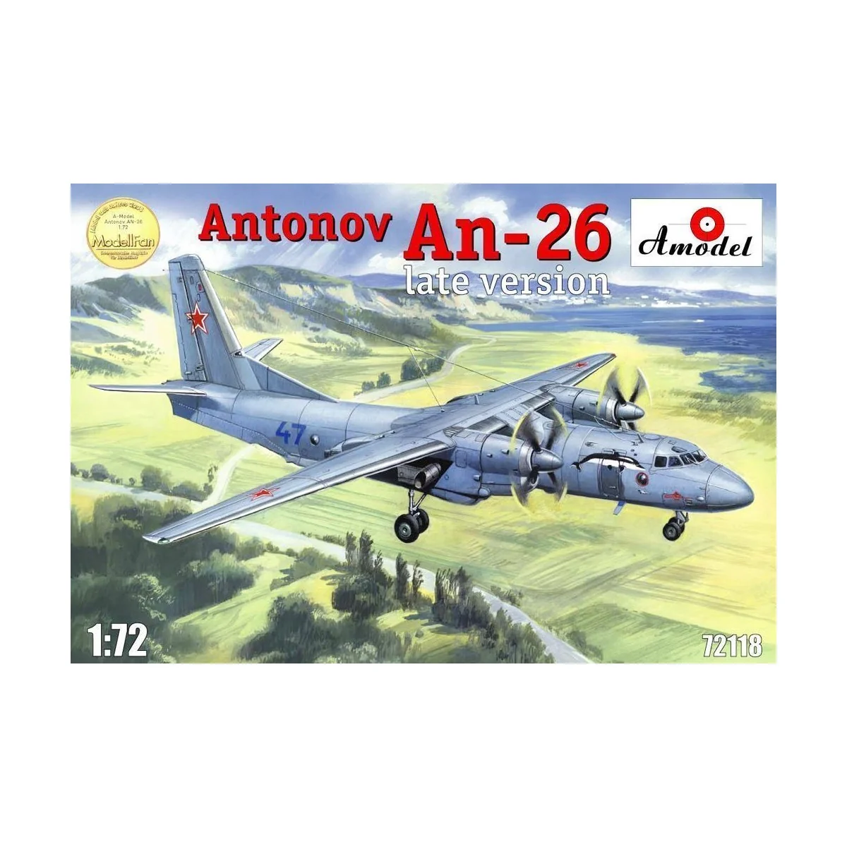 Antonov An-26, late version, 1/72 - Amodel AMO72118