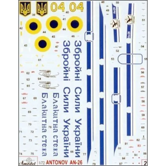 Antonov An-26, late version - Amodel AMO72118