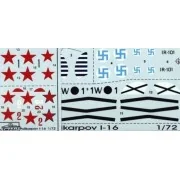 I-16 type 5/6 Soviet fighter, 1/72 - Amodel AMO72123