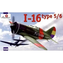 I-16 type 5/6 Soviet fighter - Amodel AMO72124