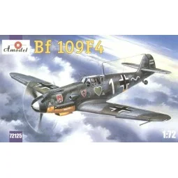 Messerschmitt Bf-109F4 WWII Ger. fighter, 1/72 - Amodel AMO72125
