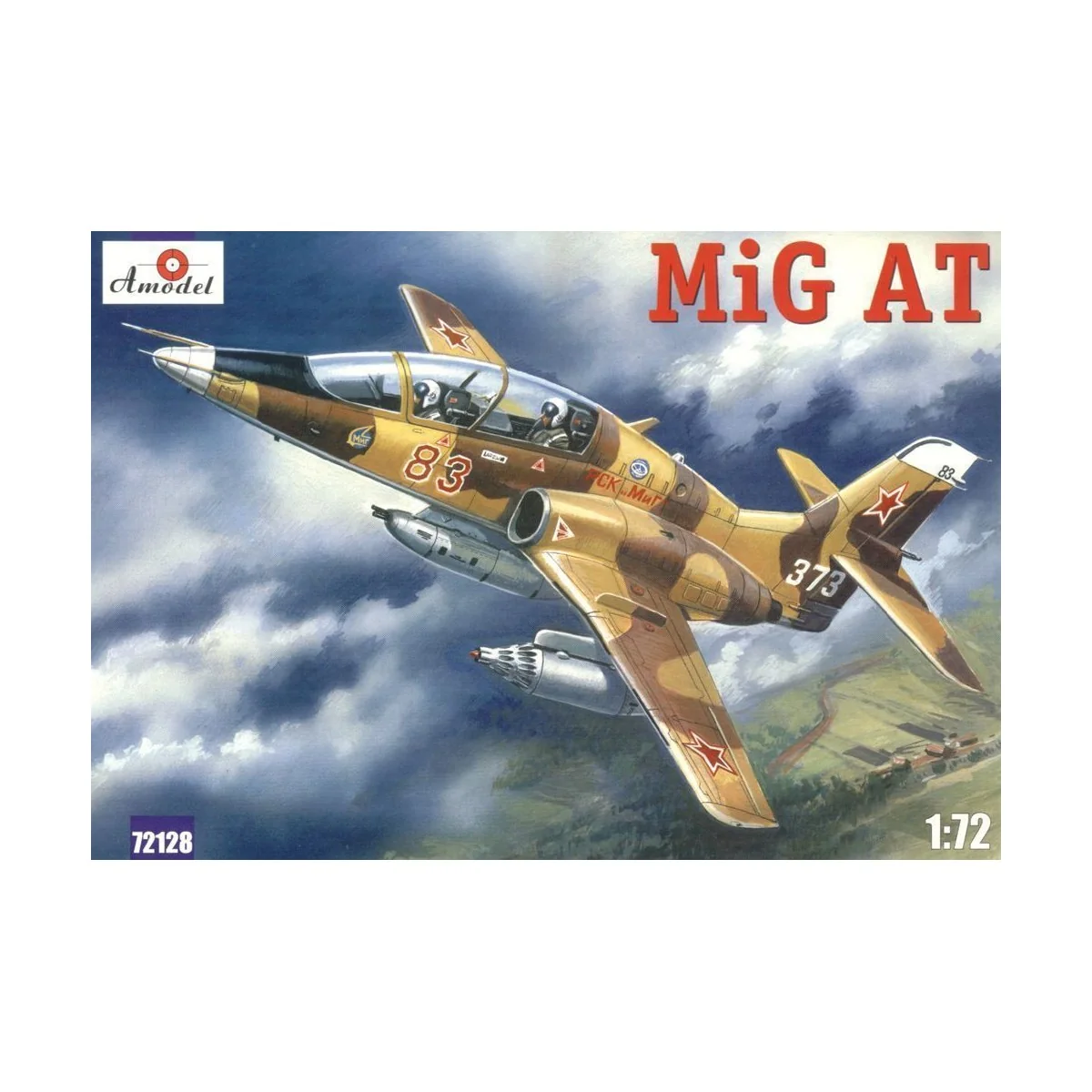 MiG-AT (late) Russian modern trainer air, 1/72 - Amodel AMO72128