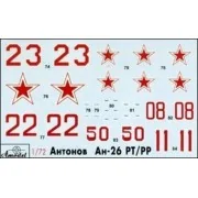 Antonov An-26 RR, RT, Z version, military, 1/72 - Amodel AMO72134 Antonov An-26 RR, RT, Z version, military, 1/72 - Amodel AMO72134